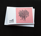 With Love Bouquet - Handcrafted (blank) Card - dr19-0003